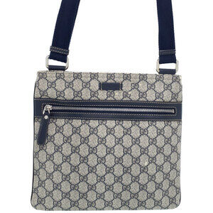 GUCCI GG Plus Flat Supreme Messenger Bag Shoulder Bag Brown